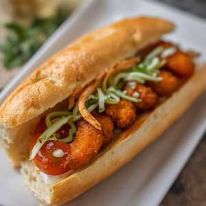Blazin' Cajun Shrimp Po'Boy