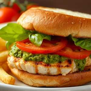 Grilled Pesto Chicken Sandwich