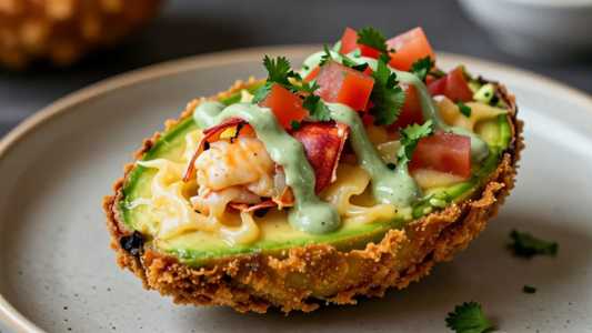Stuffed Fried Avocado