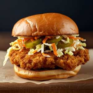 Fried Chicken Burger