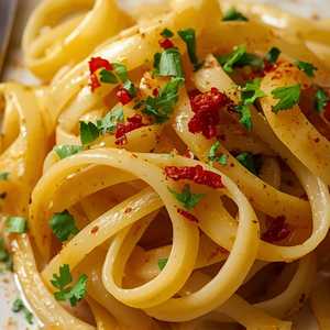 TAGLIOLINI AGLIO OLIO