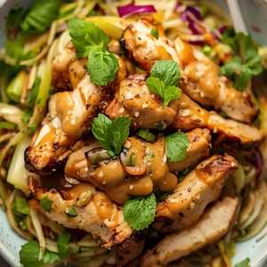 PEANUT NOODLE SATAY SALAD