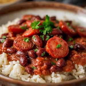 Red Beans & Rice with Sausage