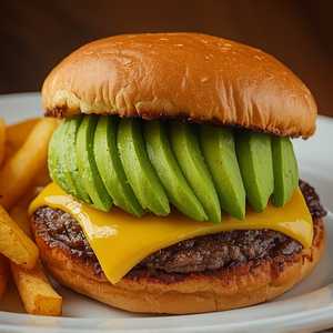 Avocado Cheeseburger