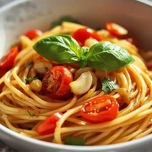 Tomato Basil Spaghetti