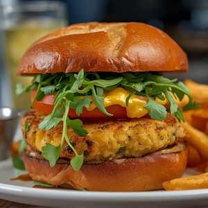 Dungeness Crab Cake Sandwich