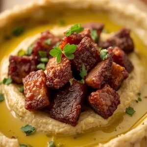 Crispy Short Rib Hummus
