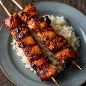 Grilled Pork Belly Skewers