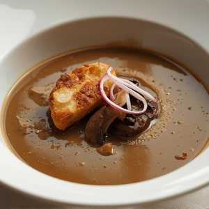 Roasted Mushroom Soup