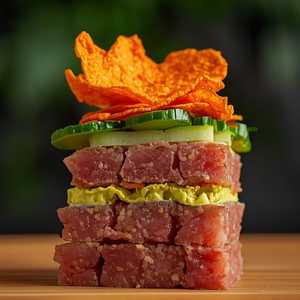 Ahi Tuna Avocado Stack