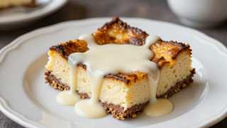 White Chocolate Bread Pudding