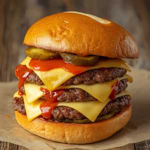 Pink Daddy Mack Burger