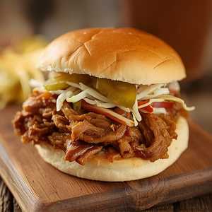 BBQ PULLED PORK SANDWICH
