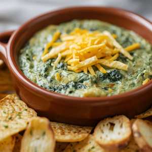 Spinach, Jalapeño & Artichoke Dip