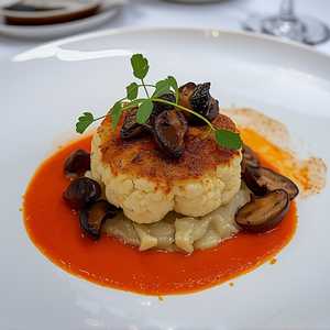 Roasted Cauliflower Entree