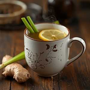 lemongrass + ginger tea