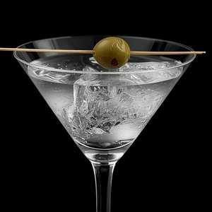Icy Vodka/Gin Martini
