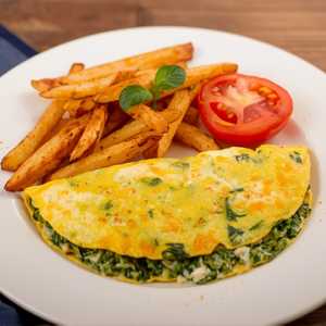 Spinach & Cheese Omelette