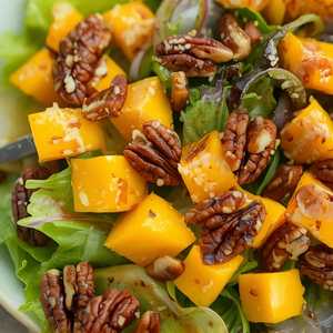 Butter Lettuce & Grilled Mango Salad