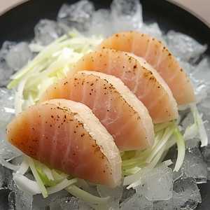 Garlic Albacore Sashimi