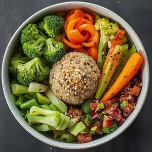 Teriyaki Quinoa Bowl, V GF