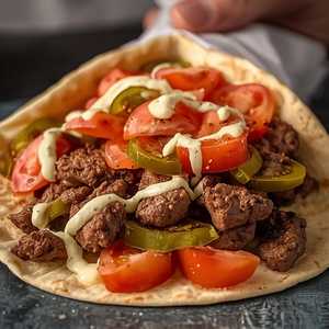 Beef Shawarma Wrap