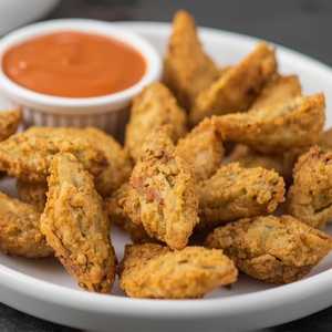Lightly Fried Artichokes with Spicy Aioli