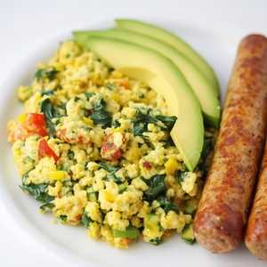 Protein & Veggie Egg White Scramble