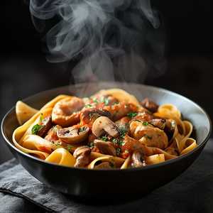 Mushroom & Chicken Pasta