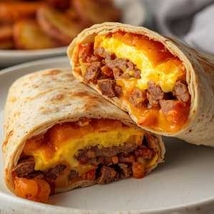 CHORIZO & EGG BREAKFAST BURRITO