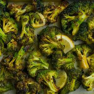 Family Charred Broccoli with Lemon & Garlic