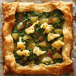Spinach & Potato Tart
