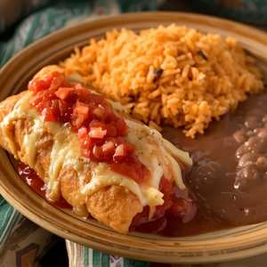 Shredded Beef or Chicken Chimichanga
