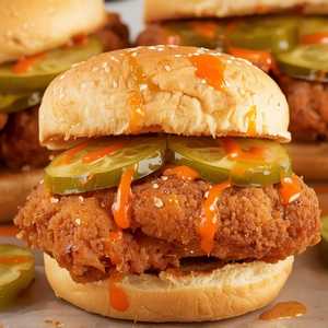 fried chicken sliders