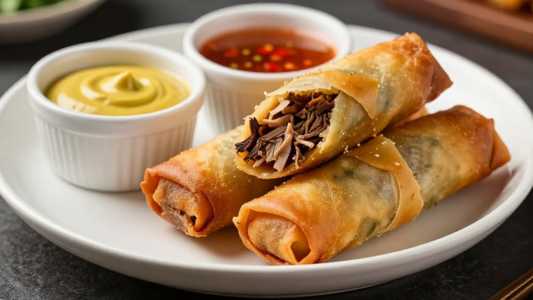 Beef Spring Rolls