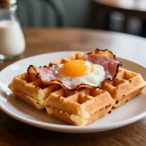 Waffle Ham/Egg