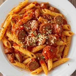 Pasta Marinara With Italian Sausage