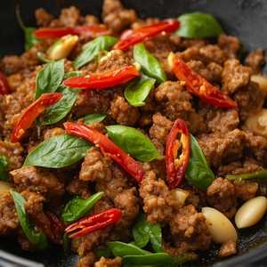 Pad Krapow With Pork