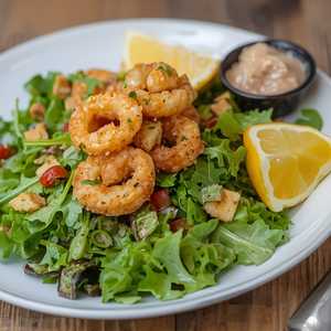 Fried Calamari Salad
