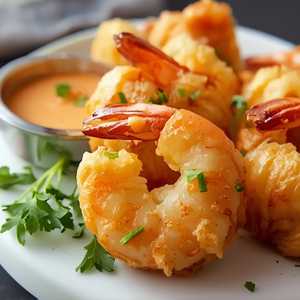 Crispy Kataifi Jumbo Shrimp