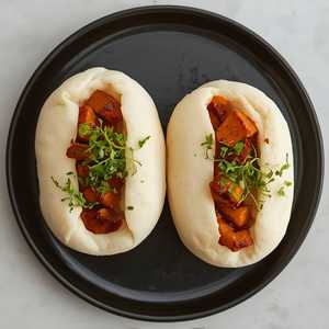 miso sweet potato bao