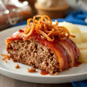 Bacon Wrapped BBQ Meatloaf