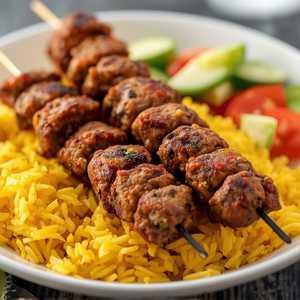 Kafta Kabob (2 Skewers Beef or Chicken)