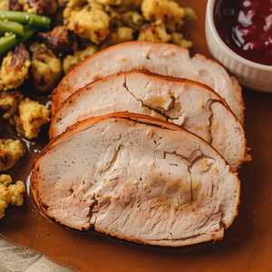 Fresh Carved Roast Turkey