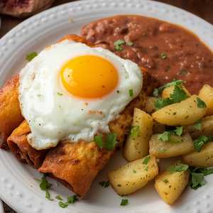 Asada Enchiladas & Eggs