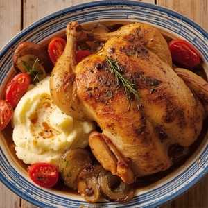 Sage Roasted Half Chicken