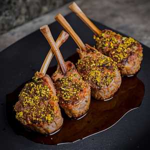 Pistachio Crusted Lamb Chops