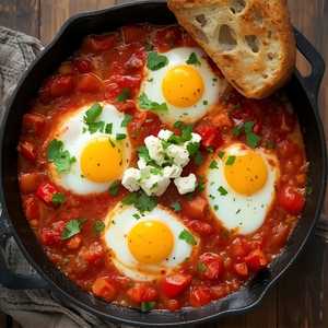Spiced Tomato & Pepper Shakshuka