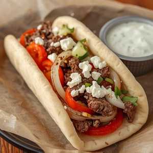 Lamb Greek Pita