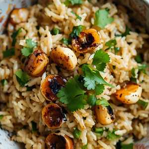 Burnt Coriander Fried Rice